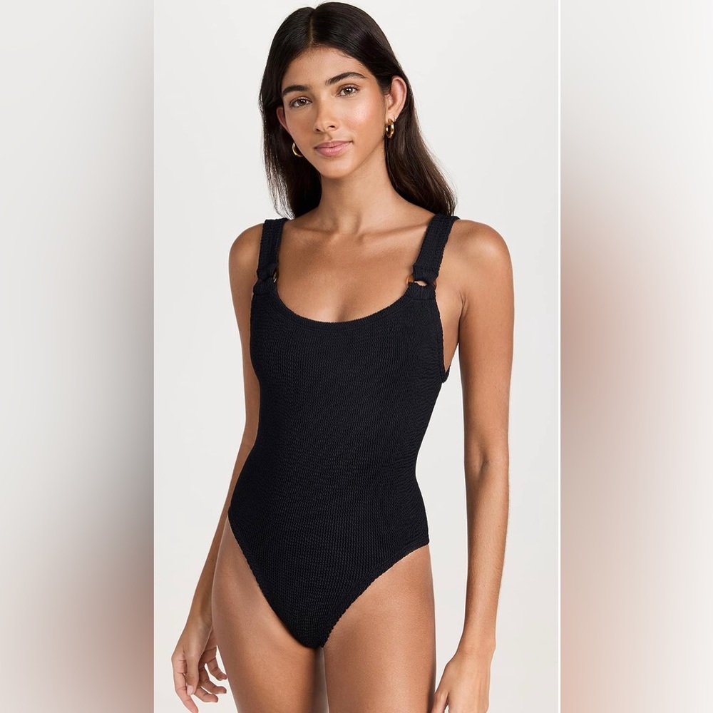 Hunza G Black One Piece Swimsuit
